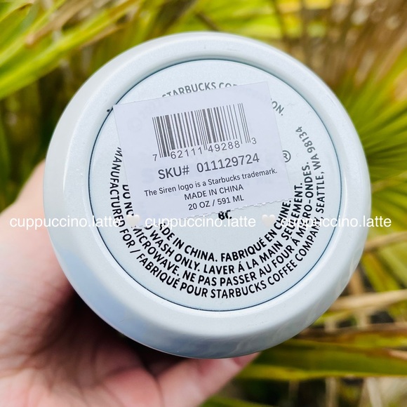 🤍NEW🧜♀️Starbucks 2022 White & Silver Siren Anniversary SS Bottle Tumbler - Picture 9 of 9